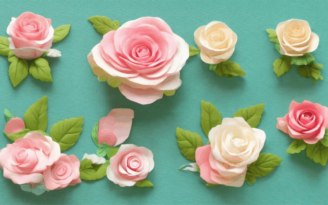 Edible Wafer Paper Roses: A Step-by-Step Guide for Cake Decorations