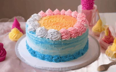 Mastering Gradient Cake Frosting: A Step-by-Step Guide to Create a Beautiful Gradient Effect with Easy Techniques