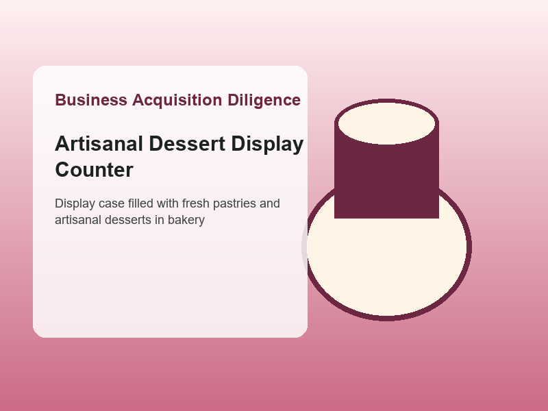 Display case filled with fresh pastries and artisanal desserts in bakery